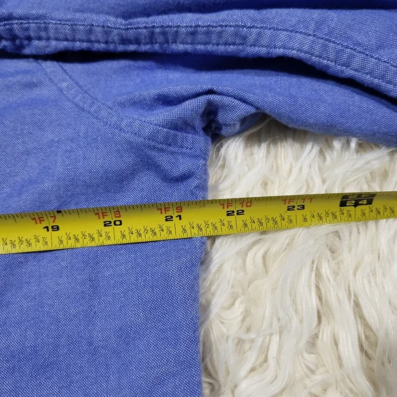 Lululemon Commission Long Sleeve Shirt Blue Mens Size Large! - Picture 9 of 14